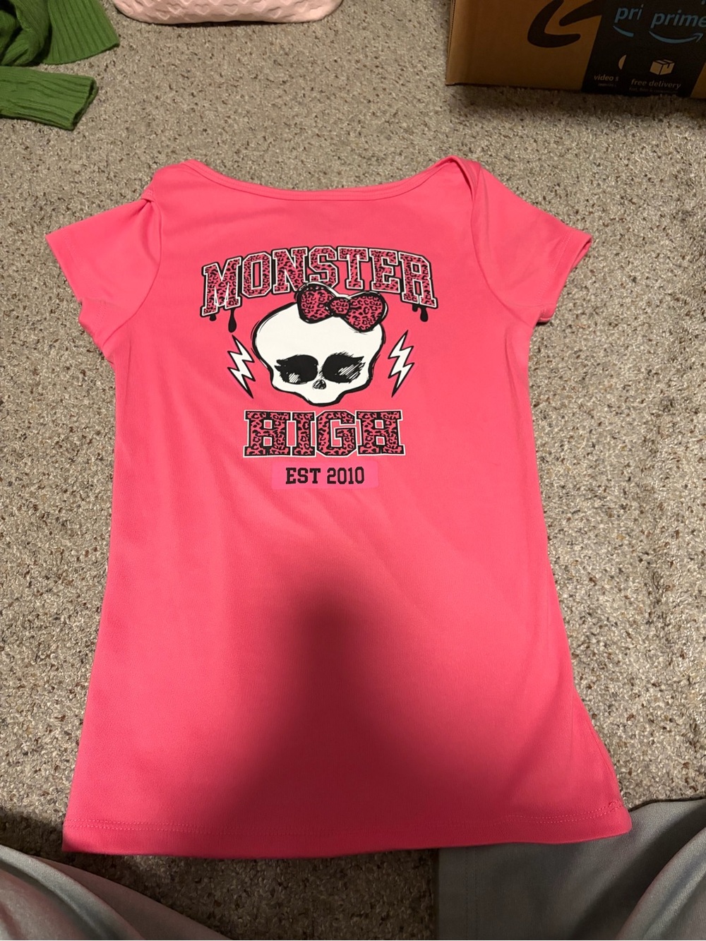 Monster High Pink Graphic Tee